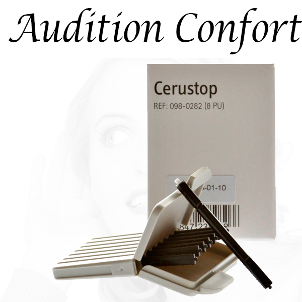 cerustop filtres pour appareils auditifs phonak widex unitron